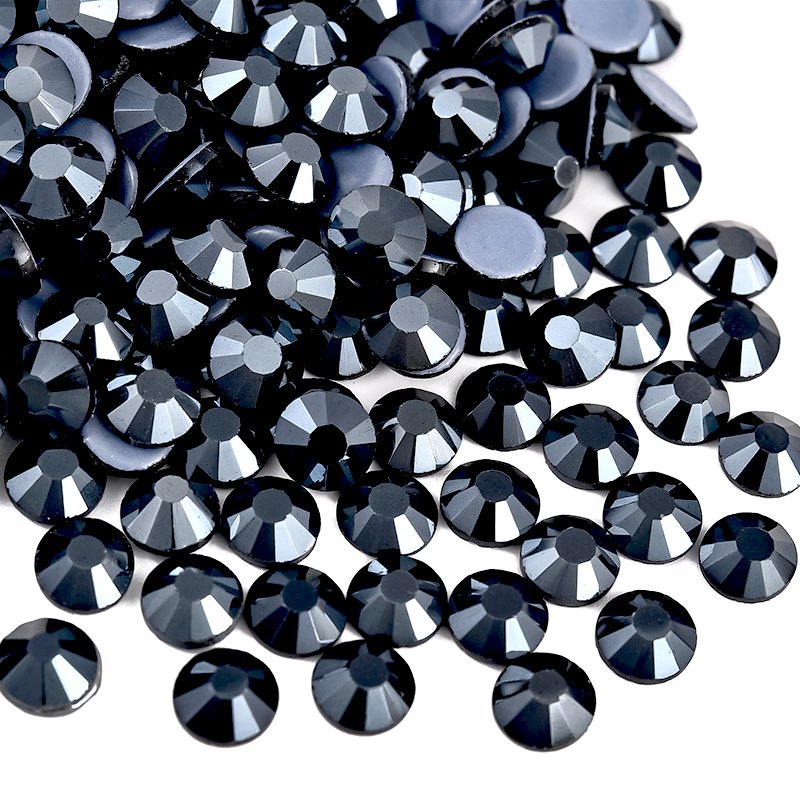 Factory Direct Blue Hematite Hotfix Stones for New York Streetwear