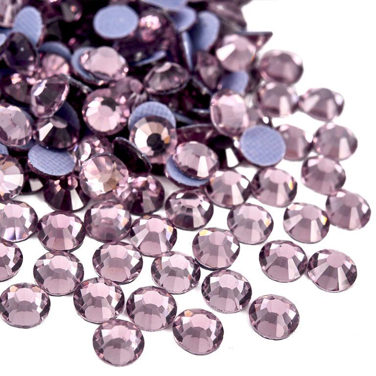How Light Amethyst Hotfix Rhinestones Add a Soft Feminine Touch to Dancewear and Bridal Accessories