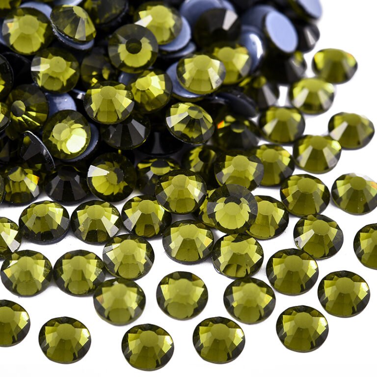 Olivine K9 Glass Hotfix Rhinestones | Bulk Wholesale Olivine Crystals