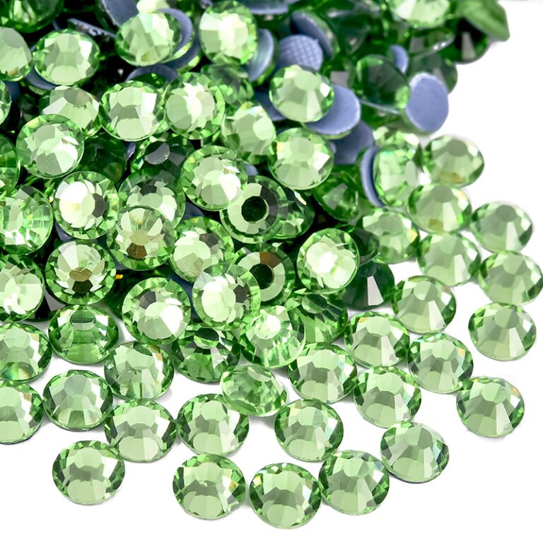 Peridot K9 Glass Hotfix Rhinestones | Bulk Wholesale Peridot Crystals