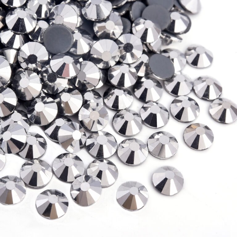 Why Silver Hotfix Rhinestones Create a True Mirror Effect That Crystal Clear Cannot Match