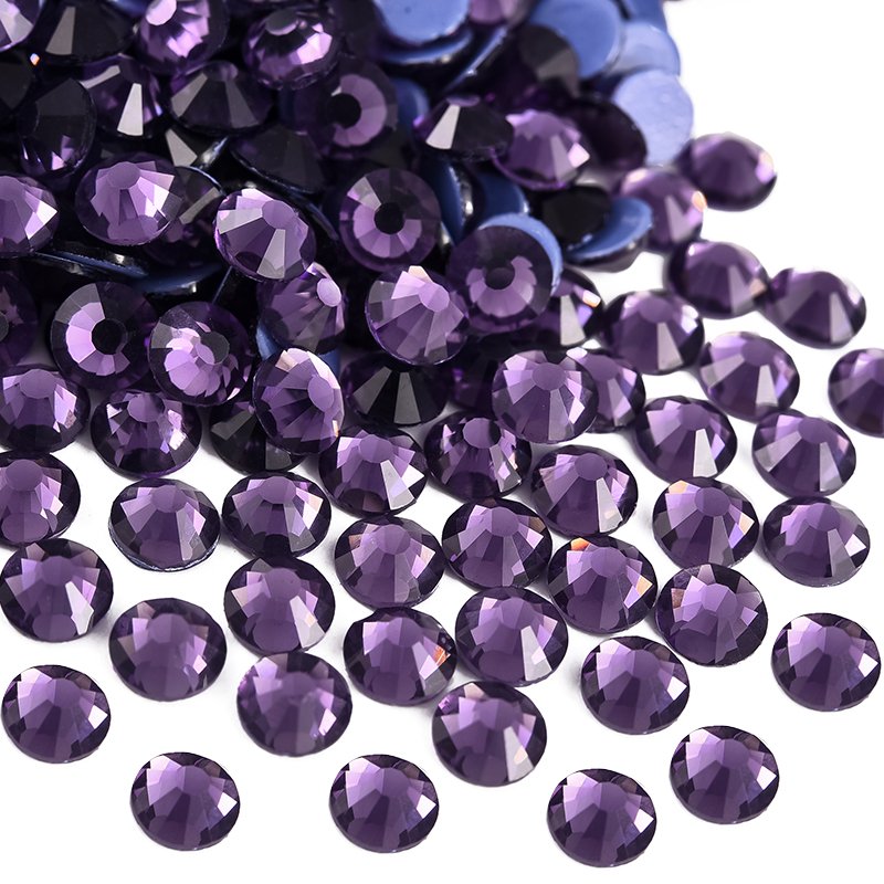 How Tanzanite Hotfix Rhinestones Deliver a Jewel-Tone Purple That Elevates Any Design
