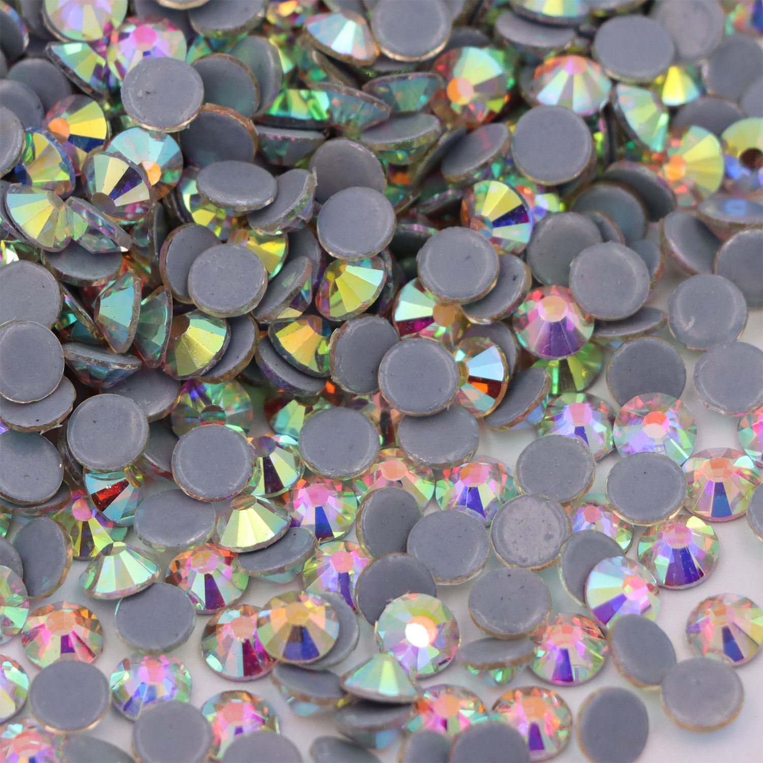 Hotfix rhinestone in Crystal AB for apparel decoration