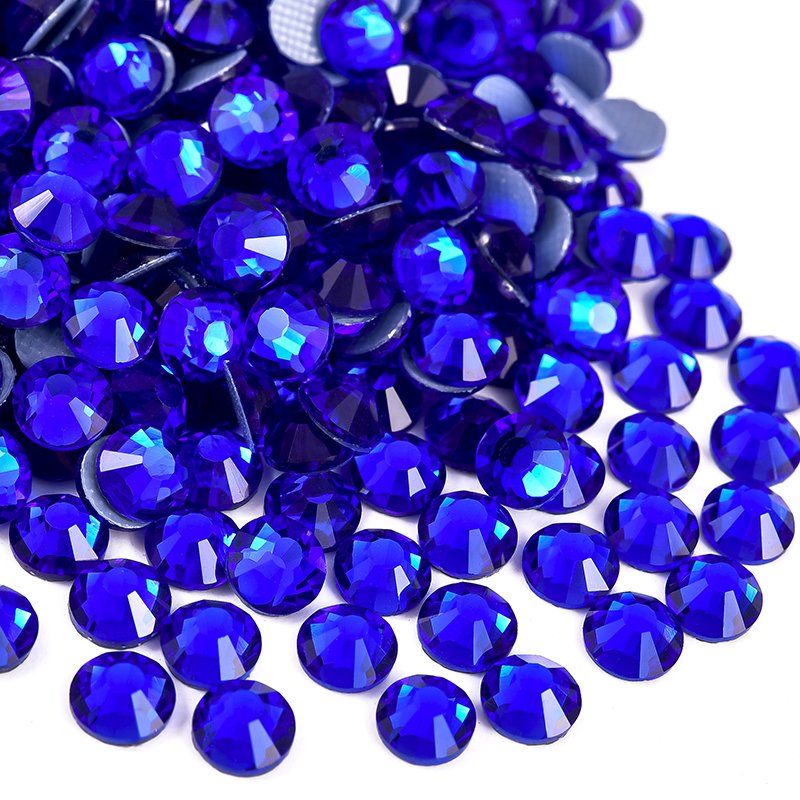 Hotfix rhinestone in Sapphire for apparel decoration