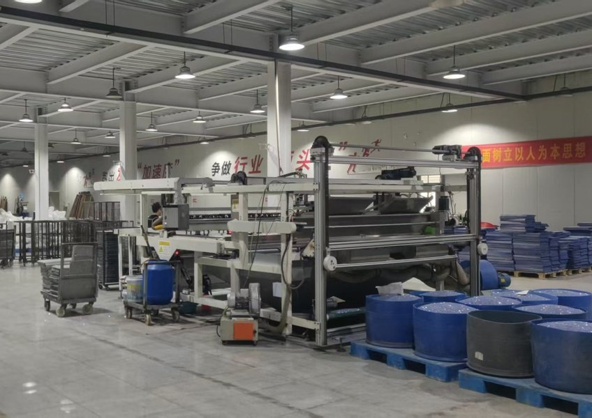 Inside our rhinestone production workshop with automated equipment